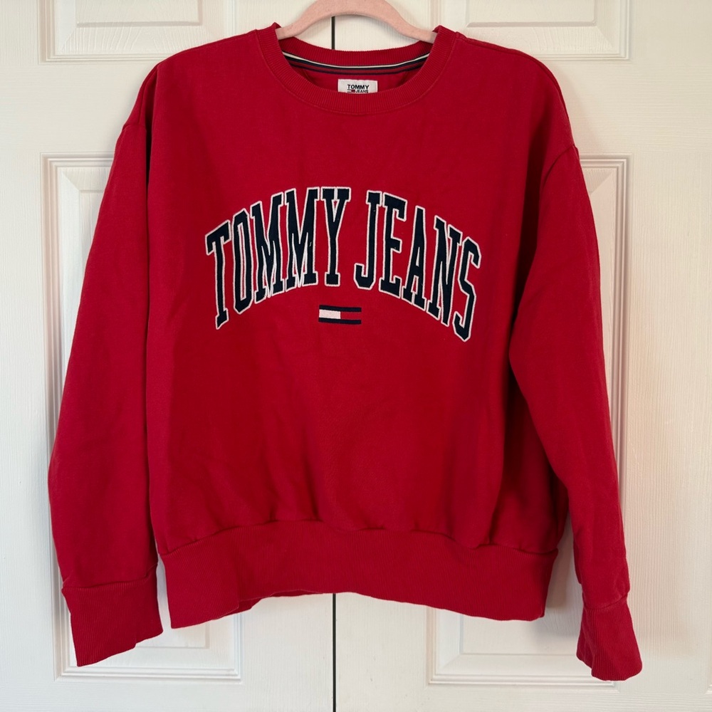 Tommy Hilfiger Vibrant Red Crewneck